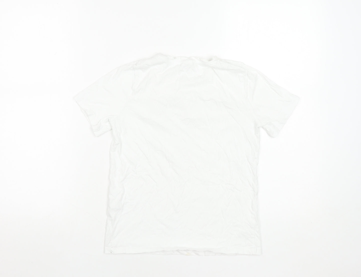C&A Girls White 146 Graphic New York Cotton Short Sleeve T-Shirt