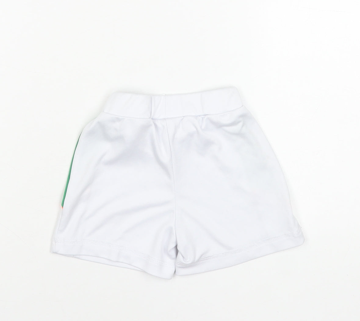 Dunnes Stores Unisex Baby White Green Football Shorts 12-18 Months Polyester
