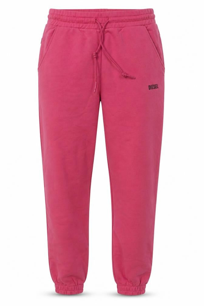 Diesel Womens Pink Cotton Fleece Jogger Sweatpants Size S
