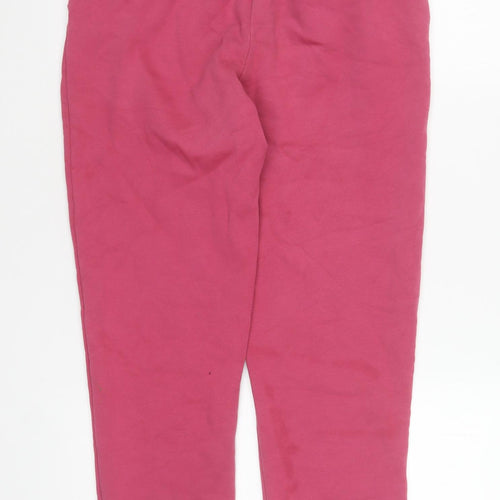 Diesel Womens Pink Cotton Fleece Jogger Sweatpants Size S