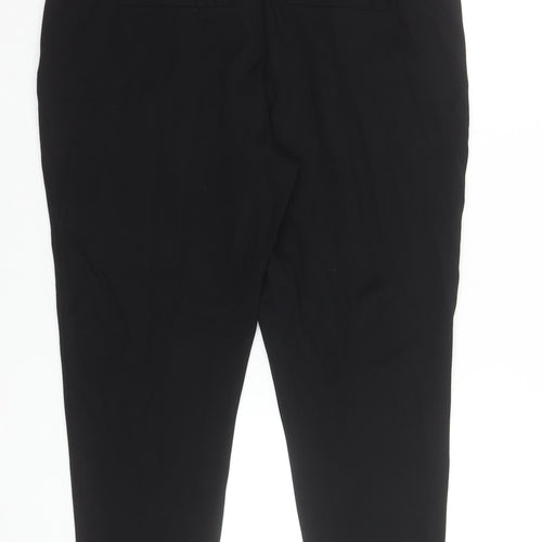 ONLY Blue Denim Women’s Black Tapered Trousers XL Viscose Blend