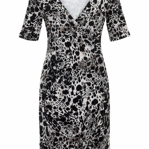H&M Women's Multicoloured Animal Print Bodycon Dress Size S