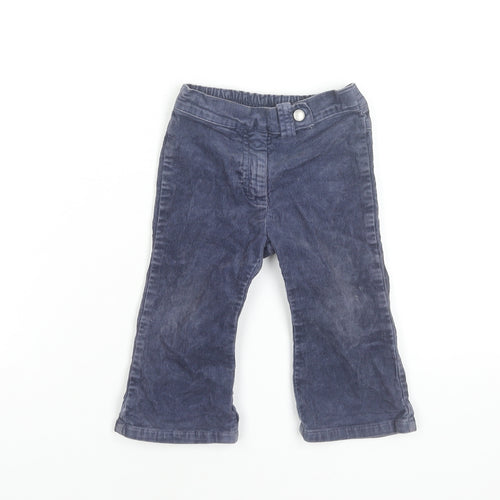 United Colors of Benetton Blue Corduroy Baby Trousers 12 Months