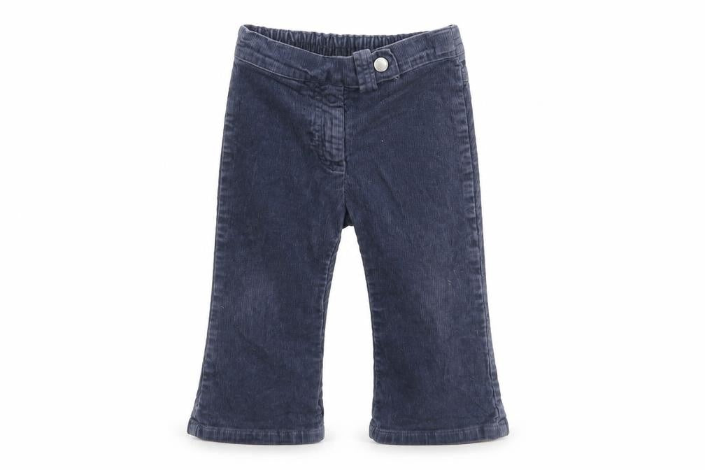 United Colors of Benetton Blue Corduroy Baby Trousers 12 Months