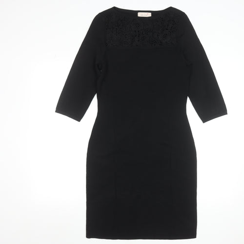 Marks and Spencer Women Black Size 10 Bodycon Knee Length Dress