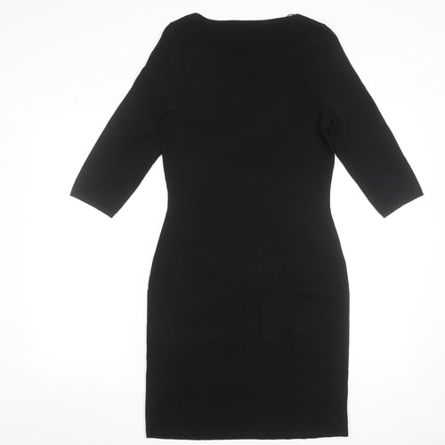 Marks and Spencer Women Black Size 10 Bodycon Knee Length Dress