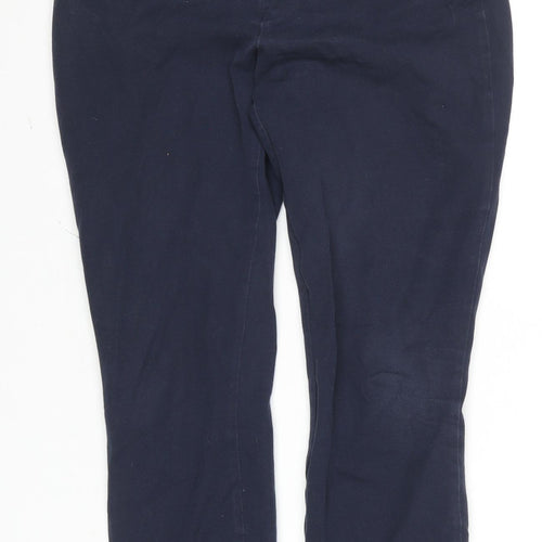 Gap Women’s Blue Curvy Signature Skinny Ankle Trousers Size 6