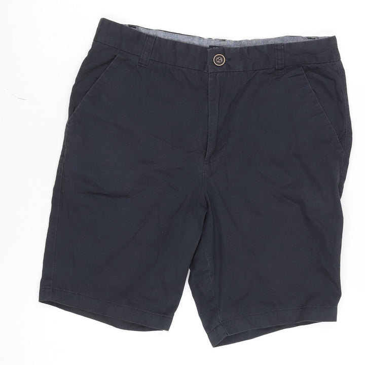 Next Boys Blue Chino Shorts 16 Years Regular Fit Cotton Twill Summer Wear