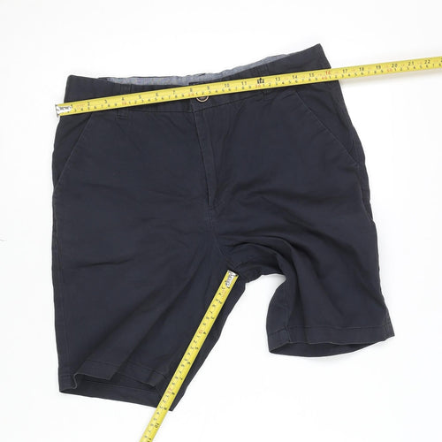 Next Boys Blue Chino Shorts 16 Years Regular Fit Cotton Twill Summer Wear