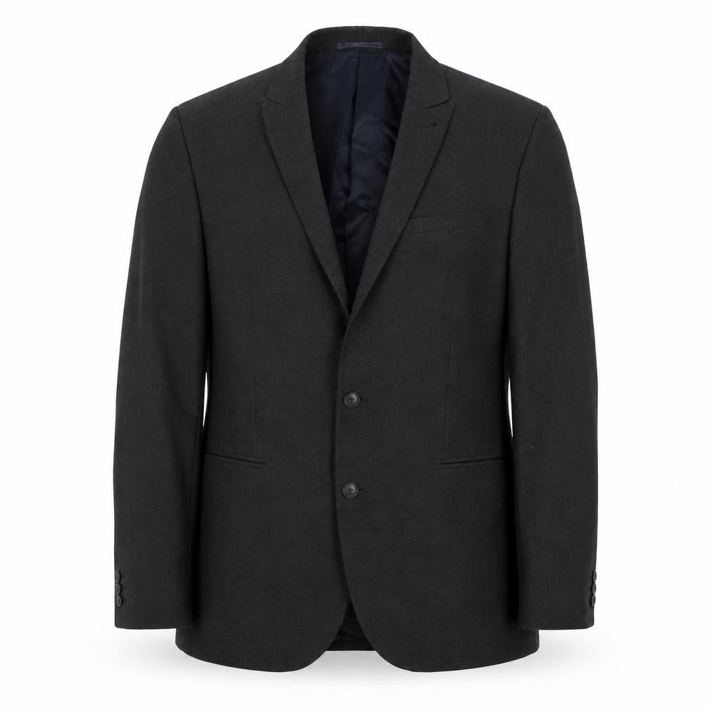 Next Men's Black 42L Long Single-Breasted Blazer Jacket