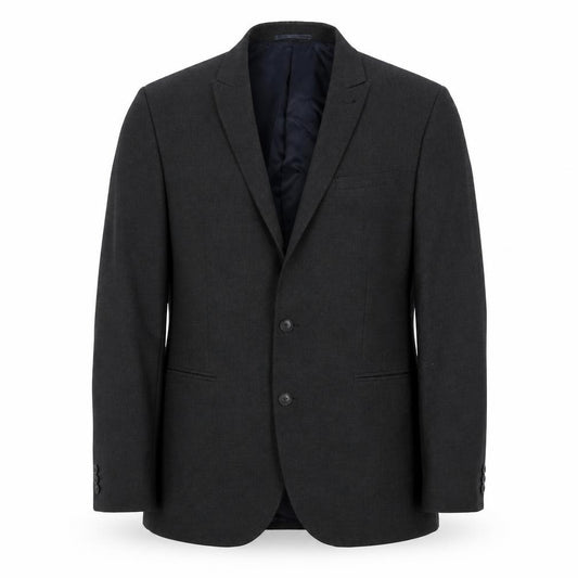 Next Men's Black 42L Long Single-Breasted Blazer Jacket