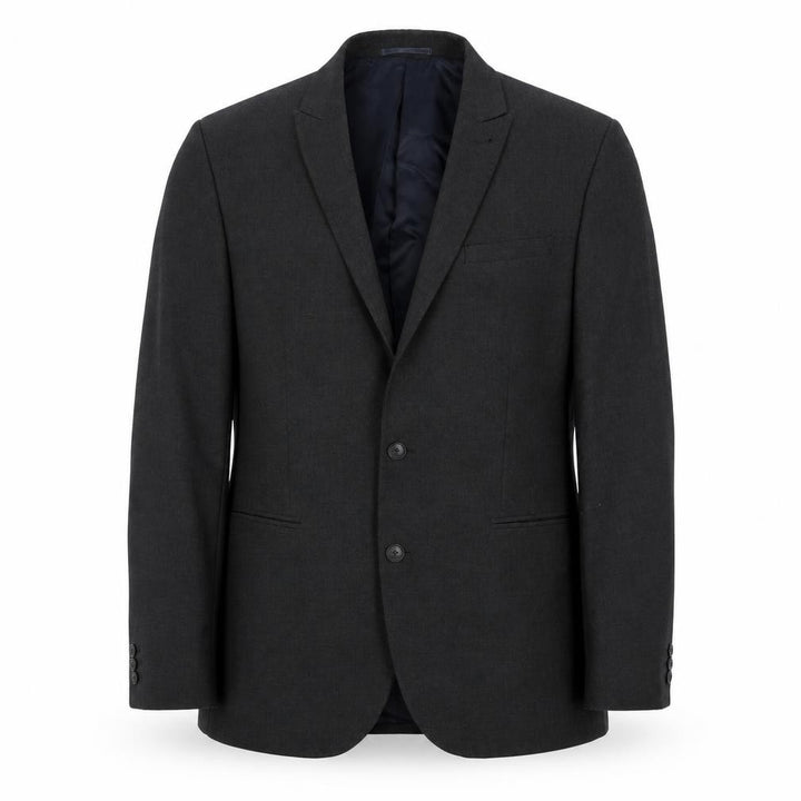Next Men's Black 42L Long Single-Breasted Blazer Jacket