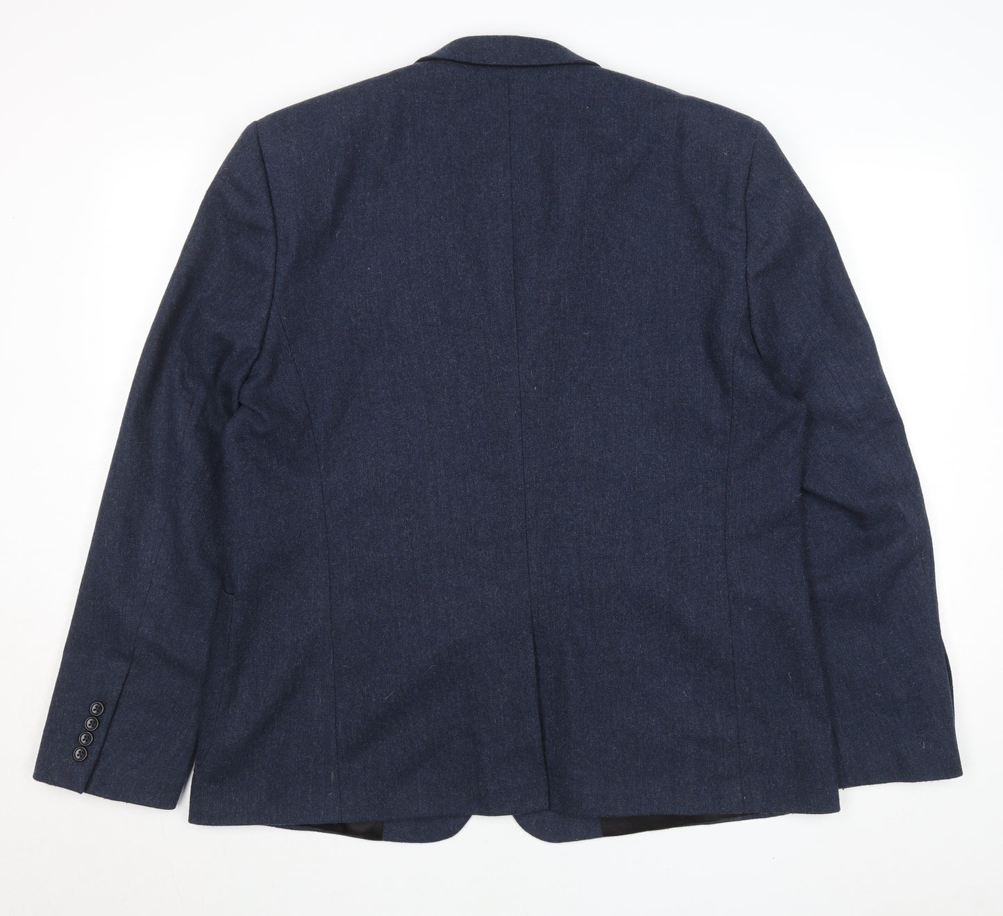 ASOS Men's Blue Wool Blend Blazer Jacket Size 40 Regular