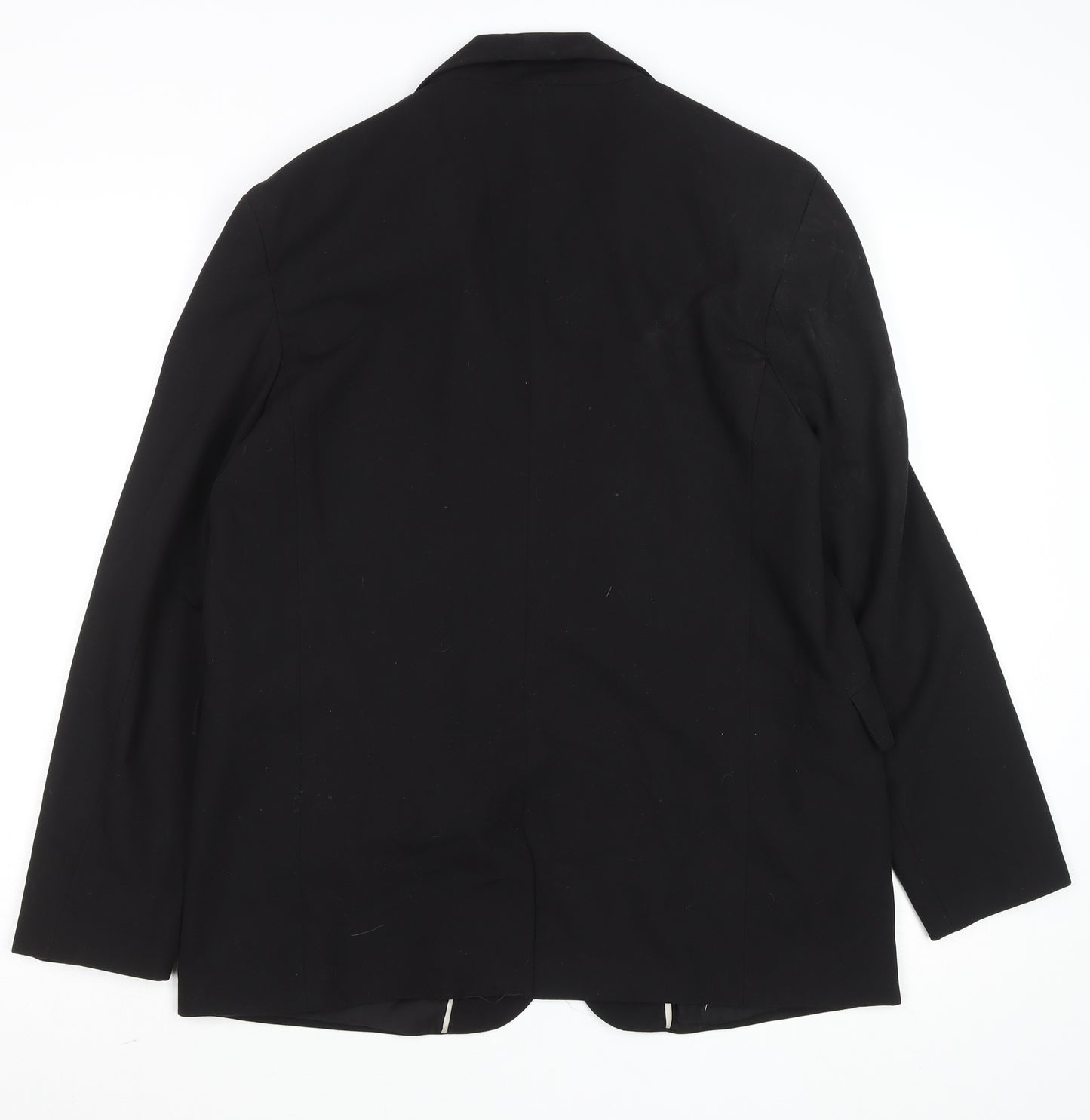 Bershka Women's Black Regular Fit One-Button Blazer M