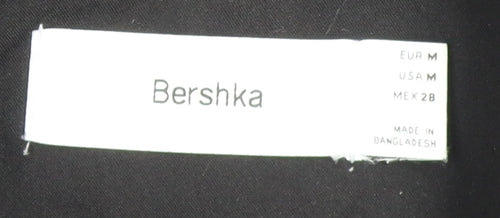 Bershka Women's Black Regular Fit One-Button Blazer M
