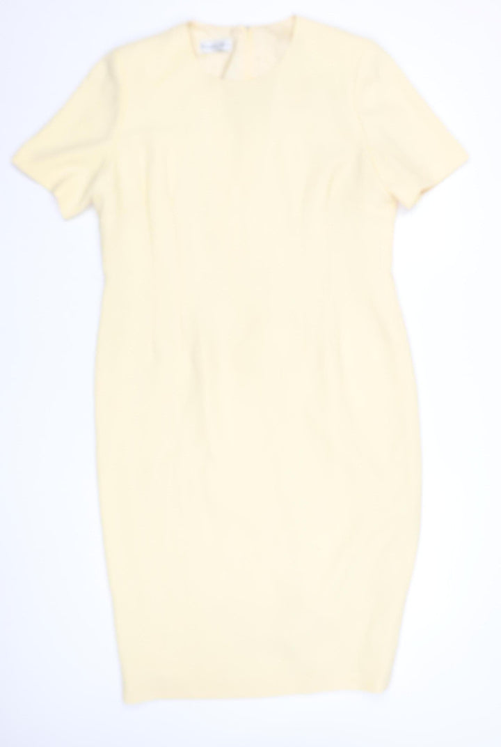 Condici Women Beige Size 12 Sheath Knee Length Formal Dress
