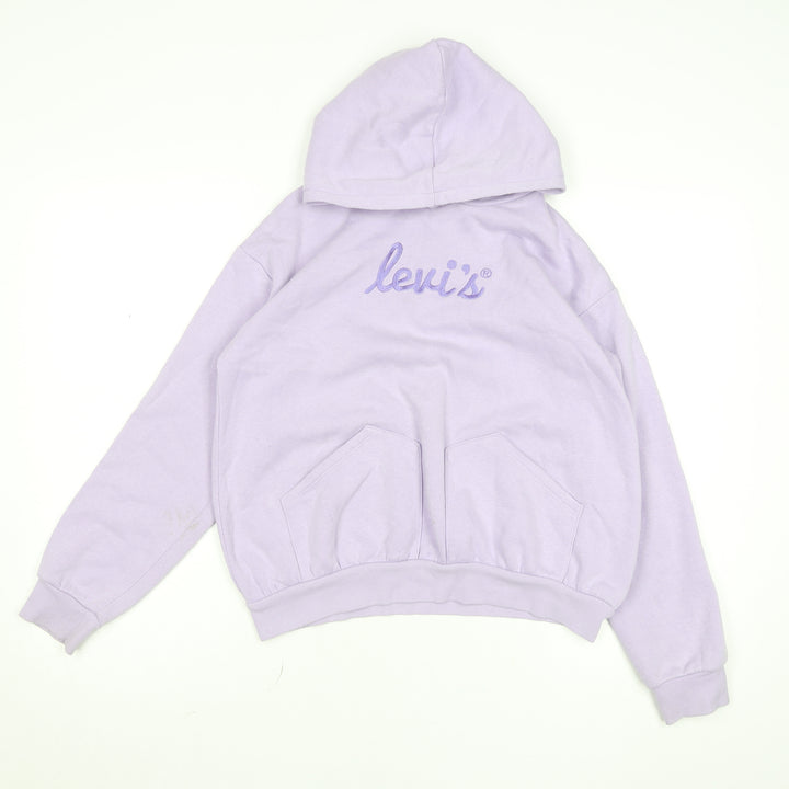 Levi's Girls Purple Embroidered Logo Pullover Hoodie 14 Years