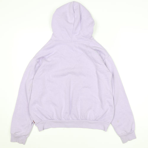Levi's Girls Purple Embroidered Logo Pullover Hoodie 14 Years