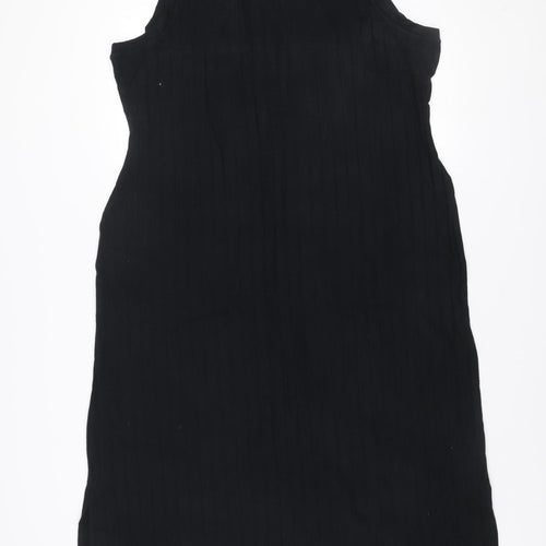Marks and Spencer Women Black 2XL Shift Dress Sleeveless Crew Neck