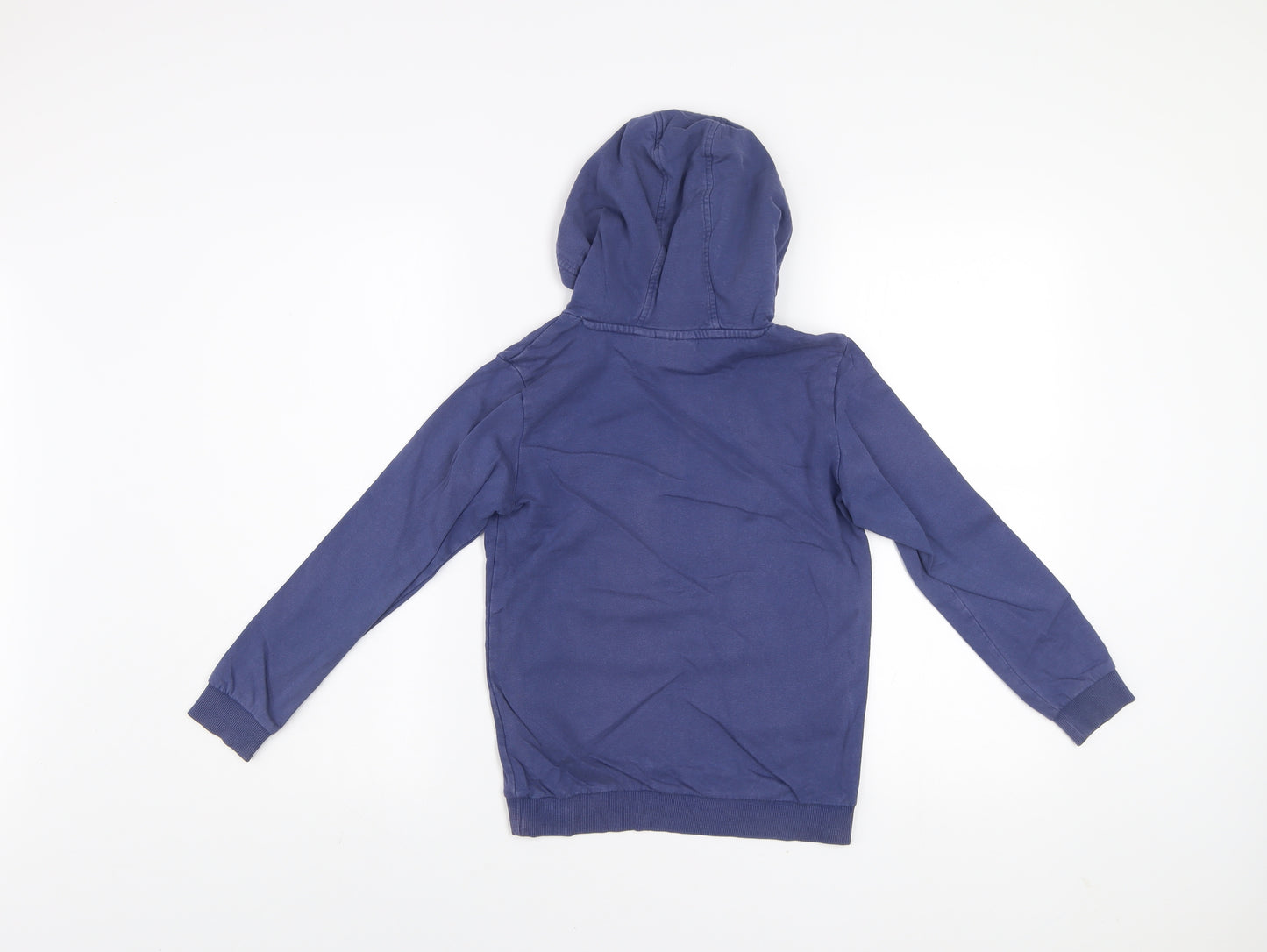 Harry Potter Boys Blue Pullover Hoodie 9-10 Years Hogwarts Crest Cotton