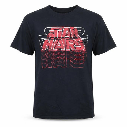 Star Wars Mens Black S Graphic Print Cotton T-Shirt