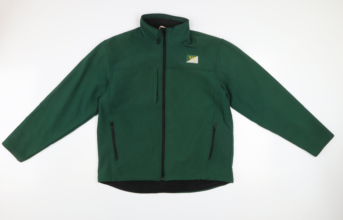 Result Men’s Green Softshell Jacket L Windproof Water Resistant