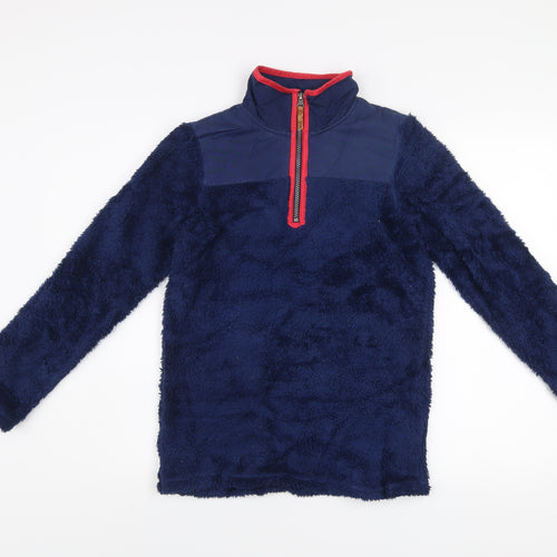Joules Girls Blue Fleece 1/4 Zip Jacket 11-12 Years