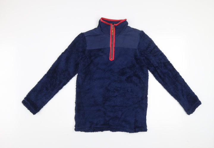 Joules Girls Blue Fleece 1/4 Zip Jacket 11-12 Years