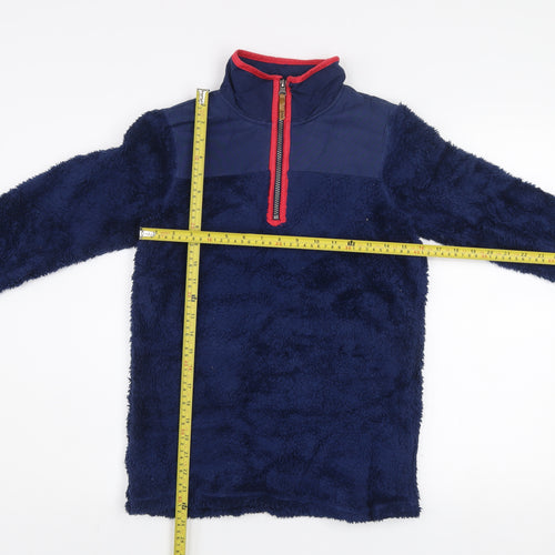 Joules Girls Blue Fleece 1/4 Zip Jacket 11-12 Years