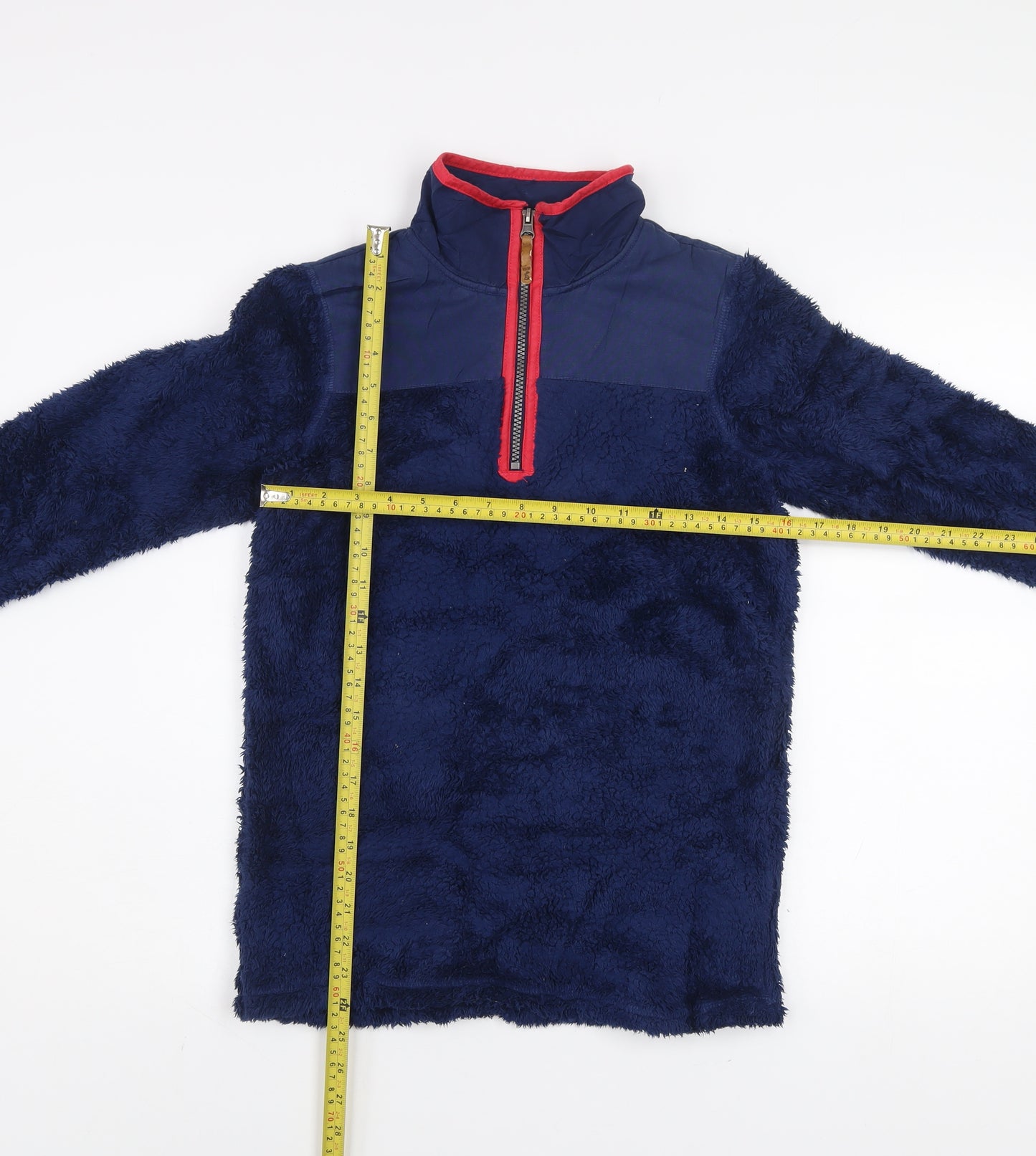 Joules Girls Blue Fleece 1/4 Zip Jacket 11-12 Years