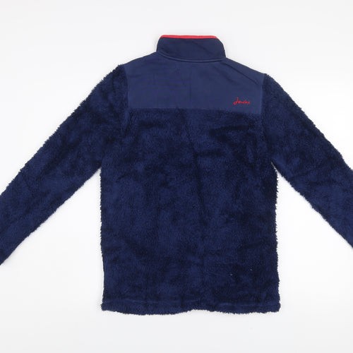 Joules Girls Blue Fleece 1/4 Zip Jacket 11-12 Years
