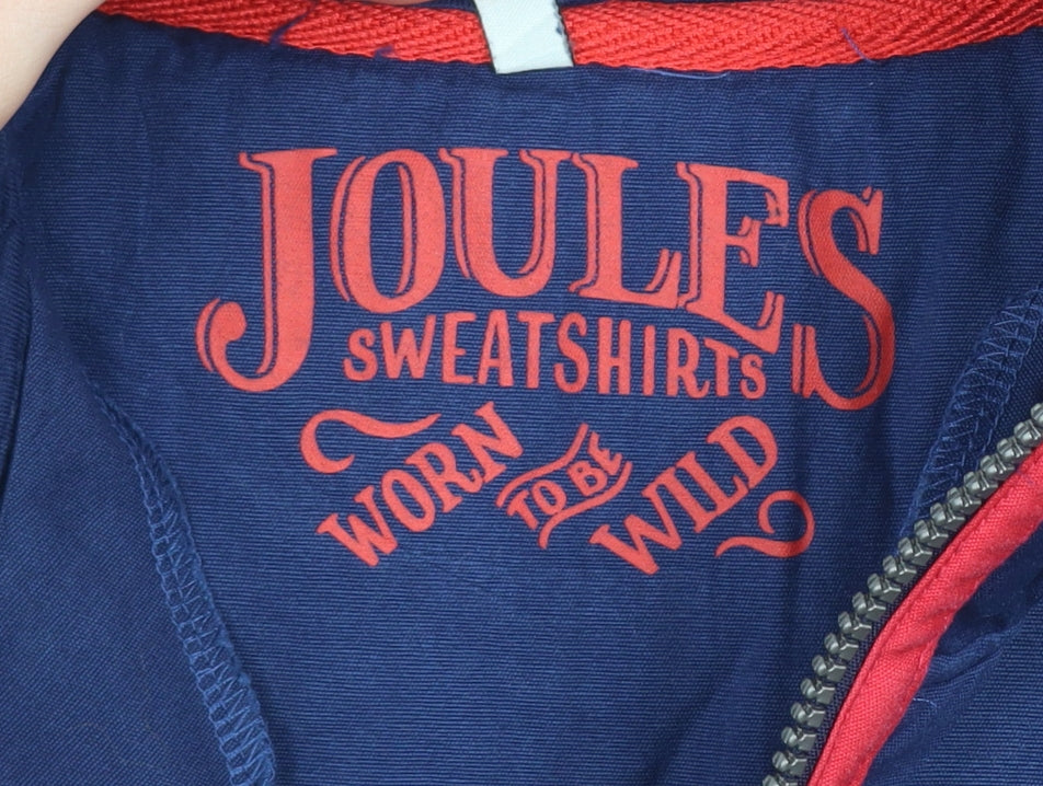 Joules Girls Blue Fleece 1/4 Zip Jacket 11-12 Years