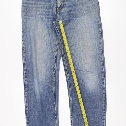 Hugo Boss Men’s Blue Alabama Straight Leg Jeans W30 L32 Denim