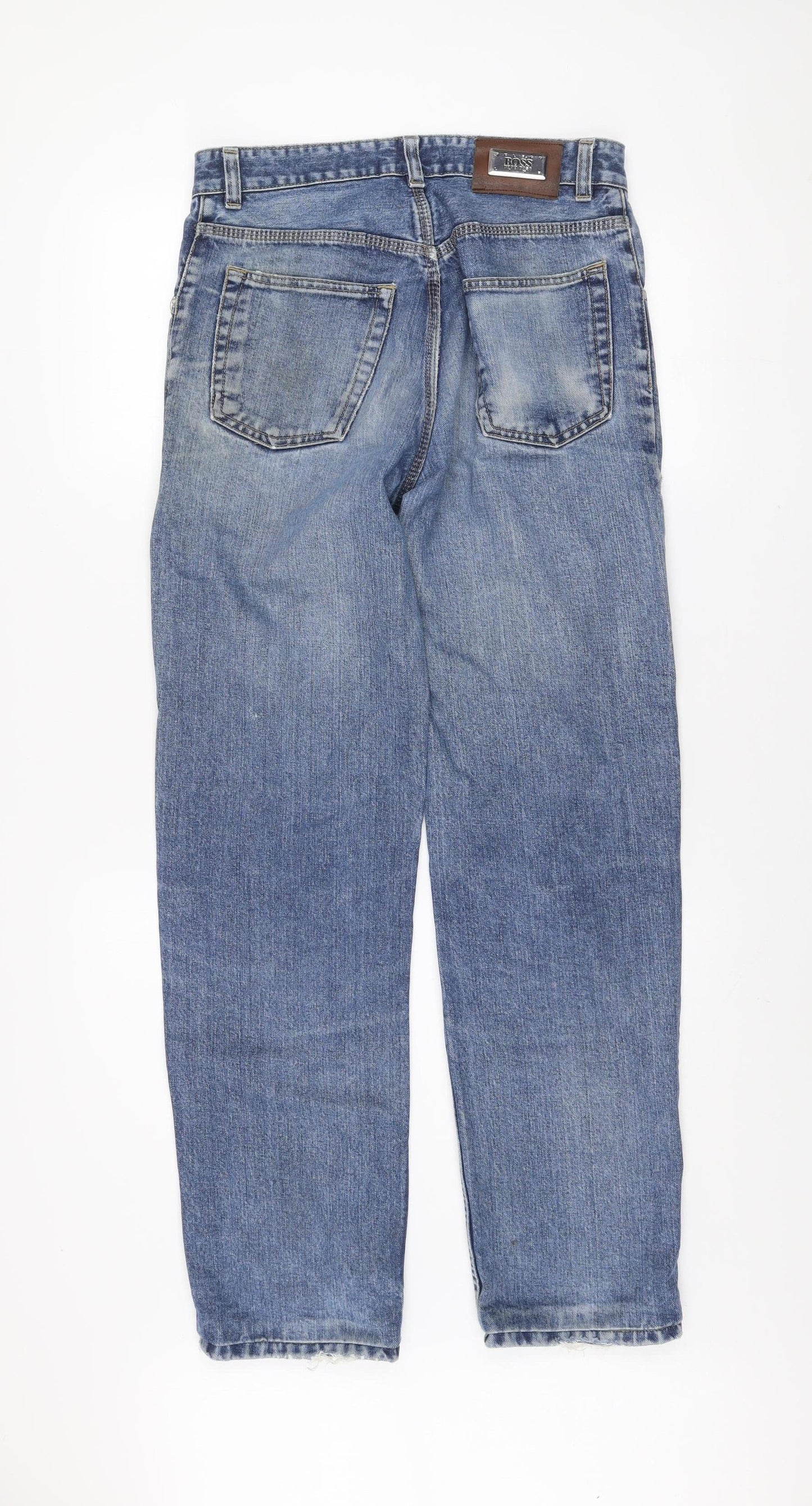 Hugo Boss Men’s Blue Alabama Straight Leg Jeans W30 L32 Denim