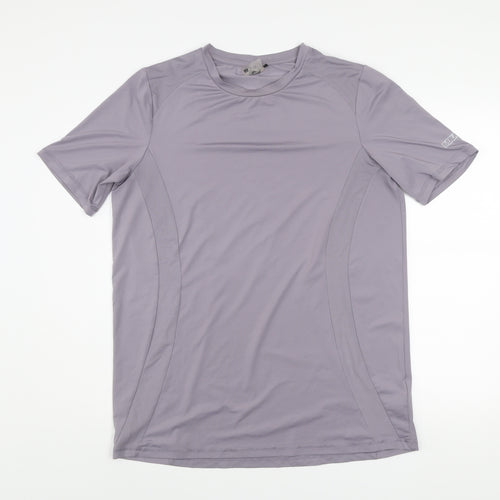 Everlast Womens Purple Short Sleeve Active T-Shirt Size 12