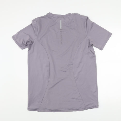 Everlast Womens Purple Short Sleeve Active T-Shirt Size 12
