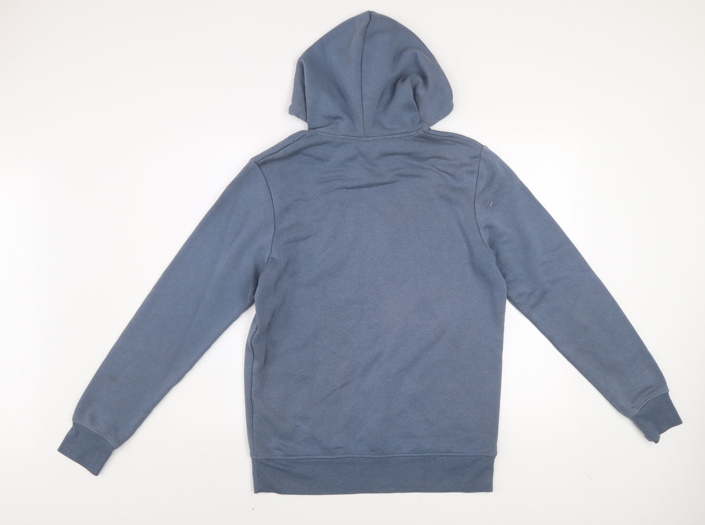 Jack & Jones Mens Blue Core Hoodie Size M Pullover Graphic Print