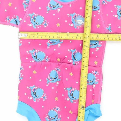 Water Babies Unisex Baby Pink Blue Whale Neoprene UV-Sun Suit Small