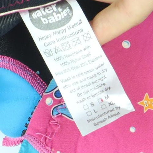 Water Babies Unisex Baby Pink Blue Whale Neoprene UV-Sun Suit Small