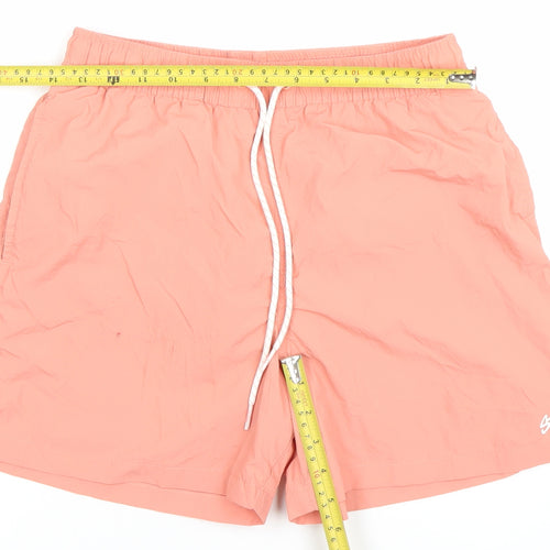 Pull & Bear Men’s Peach Swim Shorts S Nylon Quick Dry