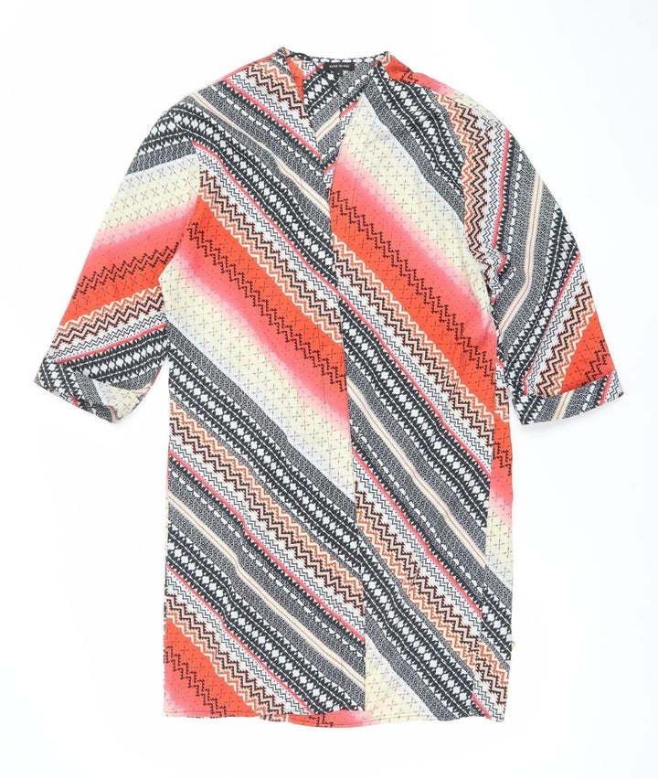 River Island Womens Multicoloured Tunic Blouse Size 8