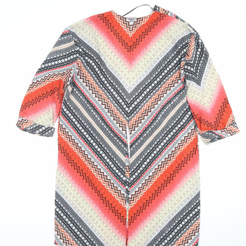 River Island Womens Multicoloured Tunic Blouse Size 8