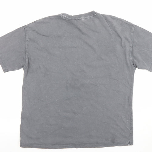 ZARA Girls Grey The Beatles Graphic T-Shirt 10-11 Years All You Need Is Love