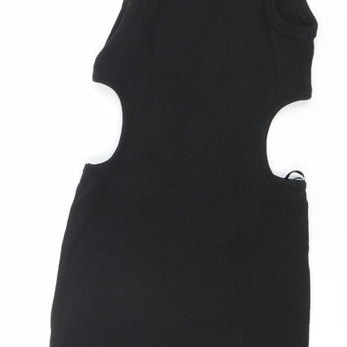 Zara Women’s Black Sleeveless Bodycon Mini Dress Size S