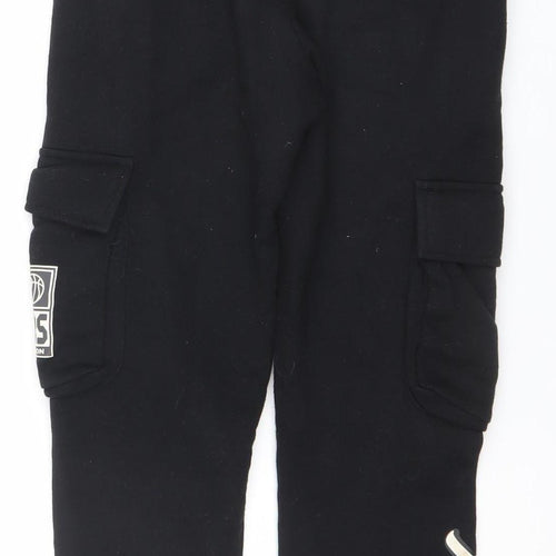 NBA Boys Black Los Angeles Lakers Jogger Sweatpants 9-10 Years Drawstring