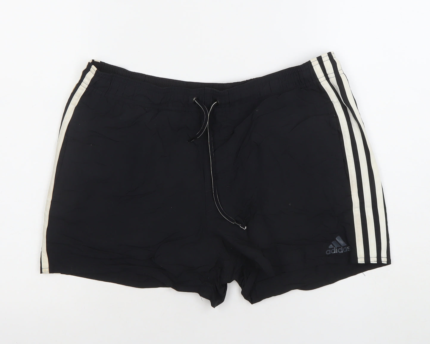 Adidas Women Black S Athletic Running Shorts Elastic Waist Quick Dry