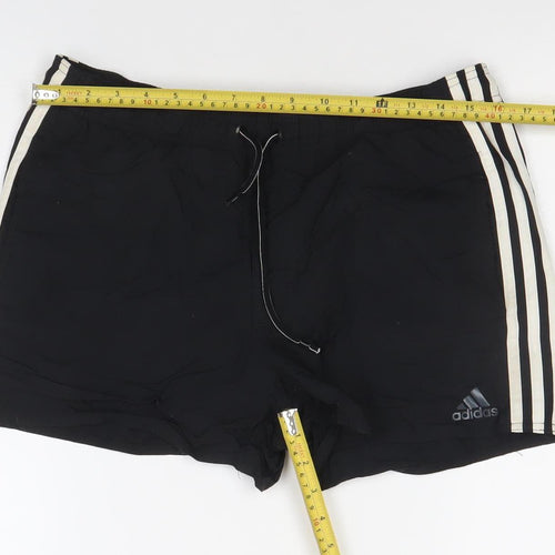 Adidas Women Black S Athletic Running Shorts Elastic Waist Quick Dry