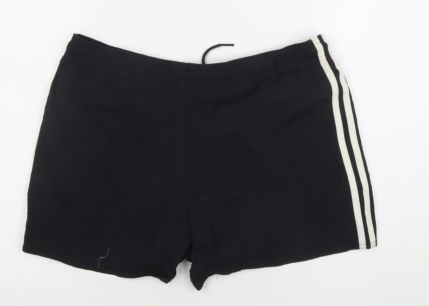 Adidas Women Black S Athletic Running Shorts Elastic Waist Quick Dry