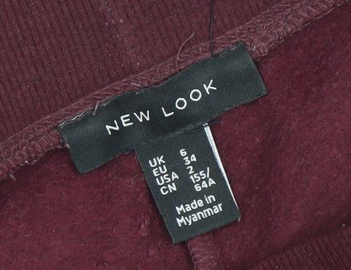New Look Women’s Brown Jogger Trousers Size 6 Fleece Sweatpants