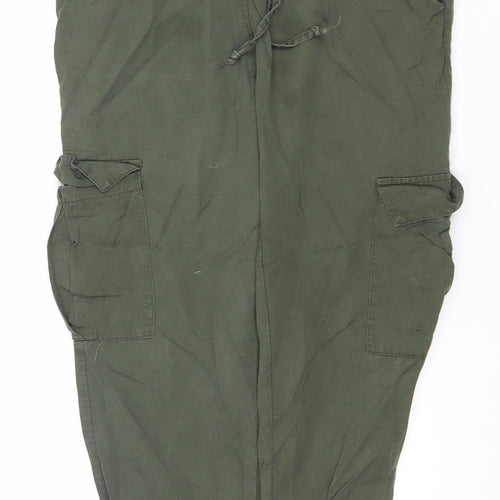 Mixerì Women’s Green Lyocell Jogger Trousers Size M